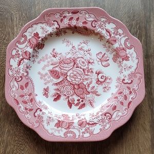 Spode Archive Collection Blue Rose Pattern in Red